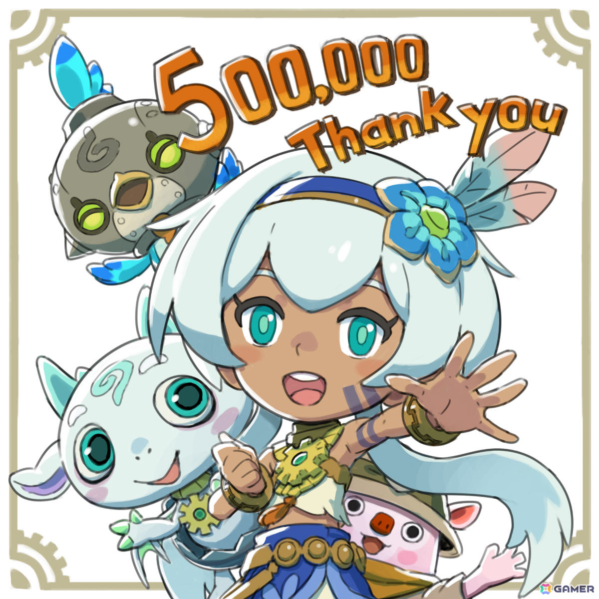 「ファンタジーライフi グルグルの竜と時をぬすむ少女」の全世界累計販売本数が50万本を突破!の画像