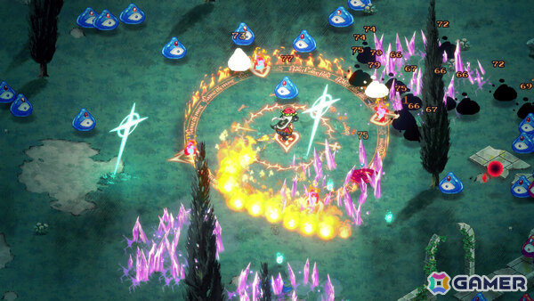 「東方」や「ヴァンサバ」からインスピレーションを得た弾幕サバイバルデッキ構築ゲーム「ヘル・メイデン」のSteamページが公開！の画像
