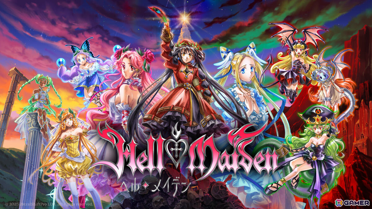「東方」や「ヴァンサバ」からインスピレーションを得た弾幕サバイバルデッキ構築ゲーム「ヘル・メイデン」のSteamページが公開!の画像