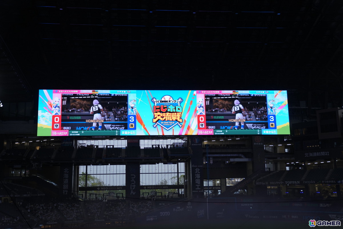 にじさんじとホロライブによる「DMMオンクレpresents にじホロ交流戦2025」がエスコンフィールドHOKKAIDOで開幕!オフィシャルレポートが到着の画像