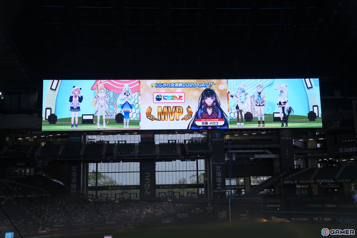 にじさんじとホロライブによる「DMMオンクレpresents にじホロ交流戦2025」がエスコンフィールドHOKKAIDOで開幕!オフィシャルレポートが到着の画像