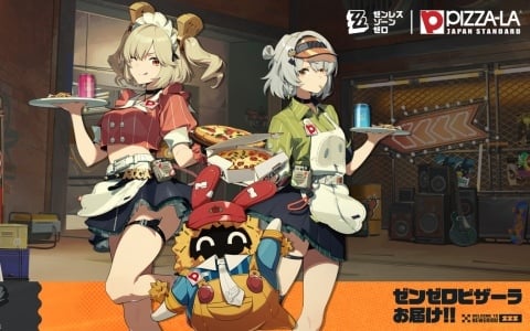 「ゼンレスゾーンゼロ」とPIZZA-LAのコラボセットが5月27日より販売！バーニスとアンビーをモチーフにしたピザが登場