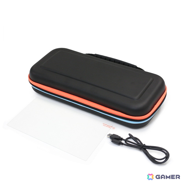 「Switch 2用しょっぱなアクセサリーセット」が7月18日に発売！画面保護ガラスフィルムと収納ポーチ、USB充電ケーブルの3点がセットにの画像