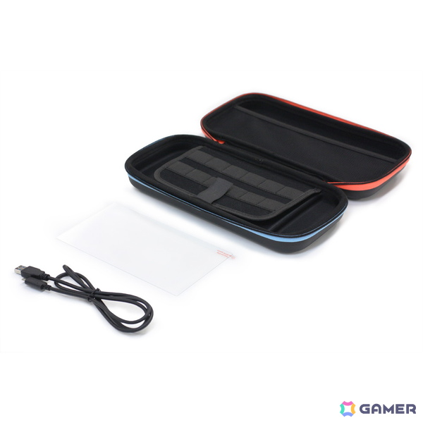 「Switch 2用しょっぱなアクセサリーセット」が7月18日に発売！画面保護ガラスフィルムと収納ポーチ、USB充電ケーブルの3点がセットにの画像