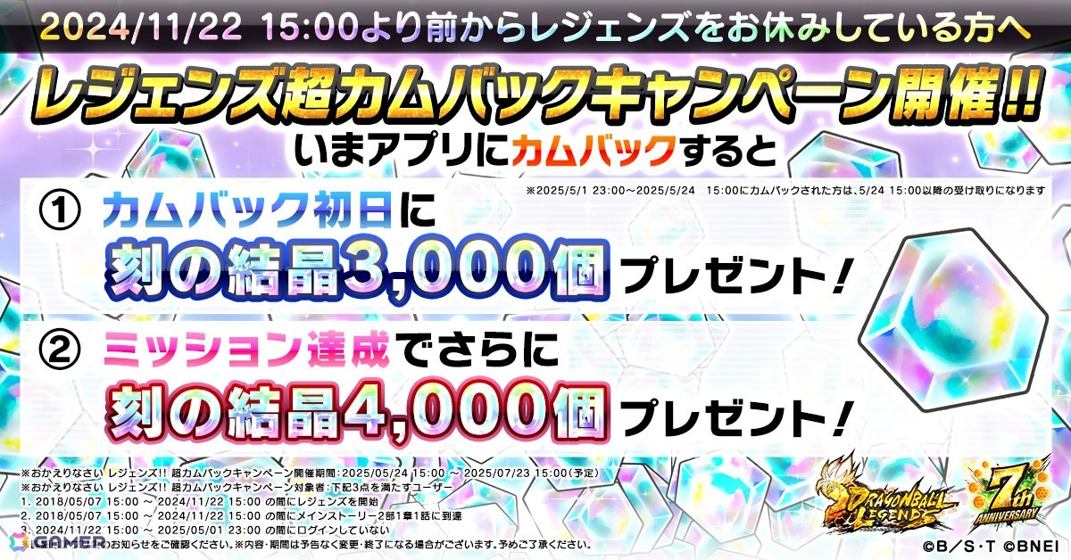 「ドラゴンボール レジェンズ」7周年キャンペーンが開催中!変身アビリティをもったLL「身勝手の極意”兆”孫悟空」&LL「超サイヤ人ゴッドSS ベジータ」が登場の画像