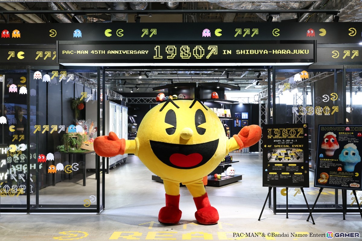 パックマン生誕45周年イベント「PAC-MAN 45TH ANNIVERSARY 1980↗ POPUP」がオープンから4日間で来場者数5,000人を突破!の画像
