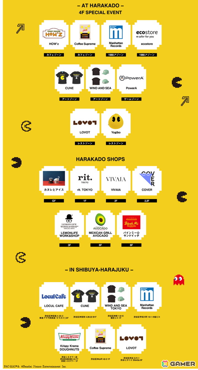 パックマン生誕45周年イベント「PAC-MAN 45TH ANNIVERSARY 1980↗ POPUP」がオープンから4日間で来場者数5,000人を突破！の画像