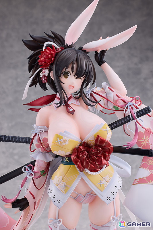 「閃乱カグラ」飛鳥と雪泉が和風バニー衣装で1/4スケールフィギュア化！可愛く華やかな和風バニー衣装と彼女たちの豊満なボディを迫力満点の造形で表現の画像6