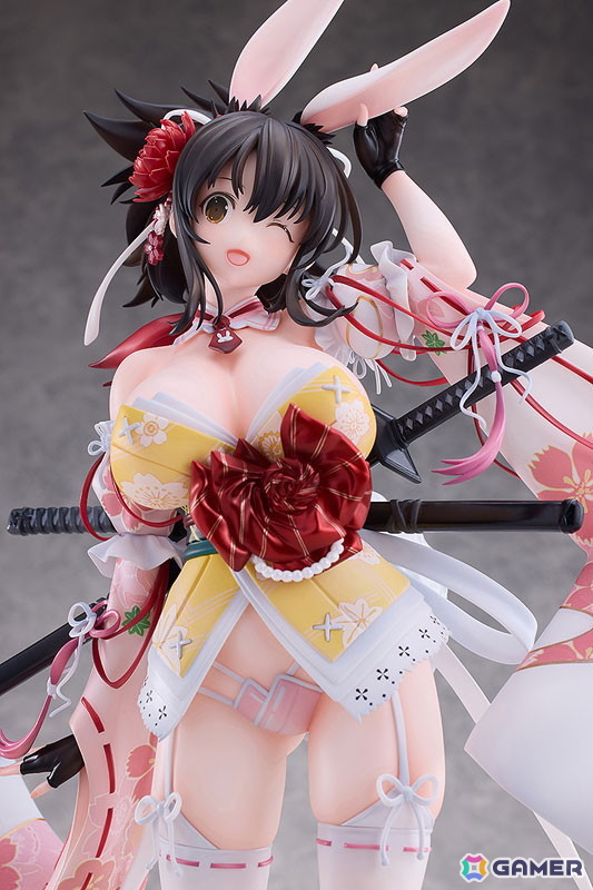 「閃乱カグラ」飛鳥と雪泉が和風バニー衣装で1/4スケールフィギュア化！可愛く華やかな和風バニー衣装と彼女たちの豊満なボディを迫力満点の造形で表現の画像9