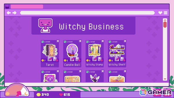 ステッカーショップシミュレーションゲーム「Sticky Business」で魔法の魅力が詰まった追加コンテンツ「Book of Shadows」が配信！の画像4