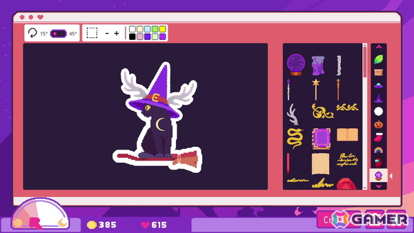 ステッカーショップシミュレーションゲーム「Sticky Business」で魔法の魅力が詰まった追加コンテンツ「Book of Shadows」が配信！の画像5