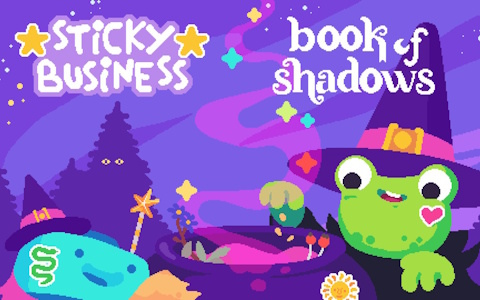 ステッカーショップシミュレーションゲーム「Sticky Business」で魔法の魅力が詰まった追加コンテンツ「Book of Shadows」が配信！