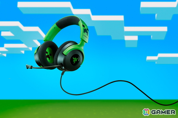 Razerと「マイクラ」のコラボゲーミングデバイスが6月27日に発売！クリーパーモチーフのヘッドセットやマウスなど4製品がラインアップの画像7
