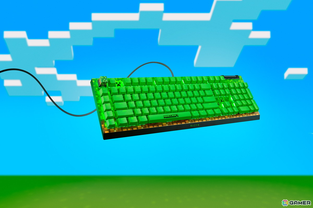 Razerと「マイクラ」のコラボゲーミングデバイスが6月27日に発売！クリーパーモチーフのヘッドセットやマウスなど4製品がラインアップの画像