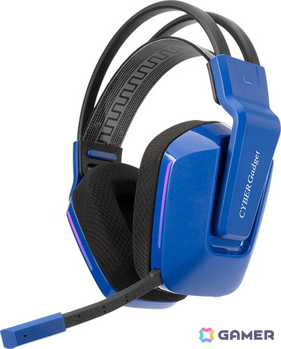 サイバーガジェットよりPS5/Switch/PCに対応するワイヤレスゲーミングヘッドセットが発売！カラーはブラック・ブルー・ホワイトの3色の画像