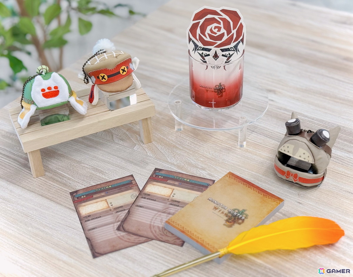 「モンスターハンターワイルズ」の新グッズがカプコンストアに登場！ラバラ・バリナをモチーフにしたグラス付きペーパー加湿器もの画像