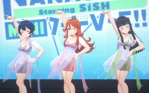 「ナナシス」3Dバーチャルライブ「NANASUTA MINI LIVE starring SiSH」レポート：八王子Pが手掛ける新曲「Blue Florets*」などをサプライズ披露