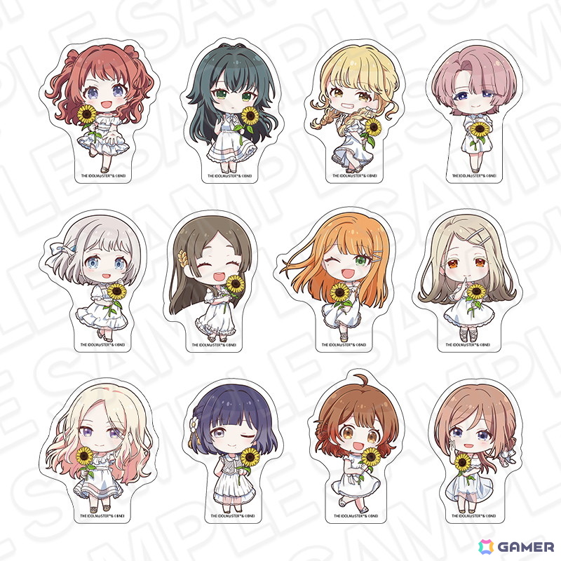 「学園アイドルマスター POP UP SHOP」が有楽町マルイ 7Fにて6月27日より開催!白いワンピースとヒマワリが印象的なグッズが登場の画像