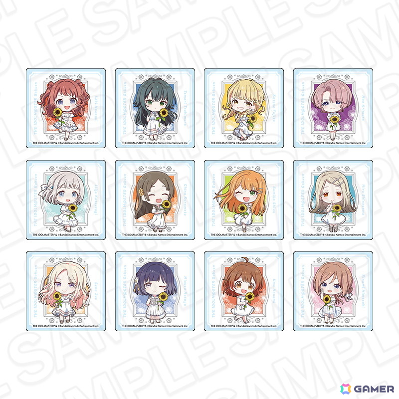 「学園アイドルマスター POP UP SHOP」が有楽町マルイ 7Fにて6月27日より開催!白いワンピースとヒマワリが印象的なグッズが登場の画像
