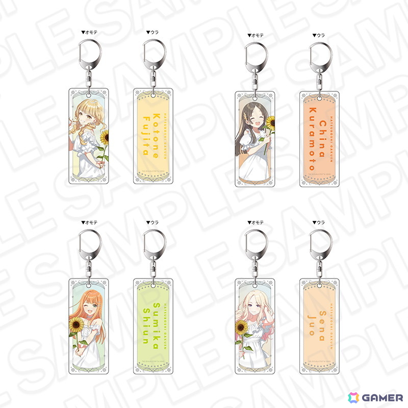 「学園アイドルマスター POP UP SHOP」が有楽町マルイ 7Fにて6月27日より開催!白いワンピースとヒマワリが印象的なグッズが登場の画像