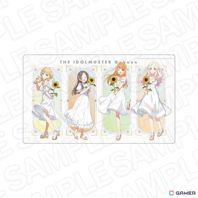 「学園アイドルマスター POP UP SHOP」が有楽町マルイ 7Fにて6月27日より開催!白いワンピースとヒマワリが印象的なグッズが登場の画像