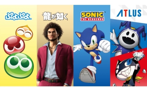 「セガストア POP-UP in JR新宿駅」が6月3日より展開！「龍が如く」「ソニック」「ぷよぷよ」「ペルソナ」シリーズなどの雑貨・アパレル商品が登場