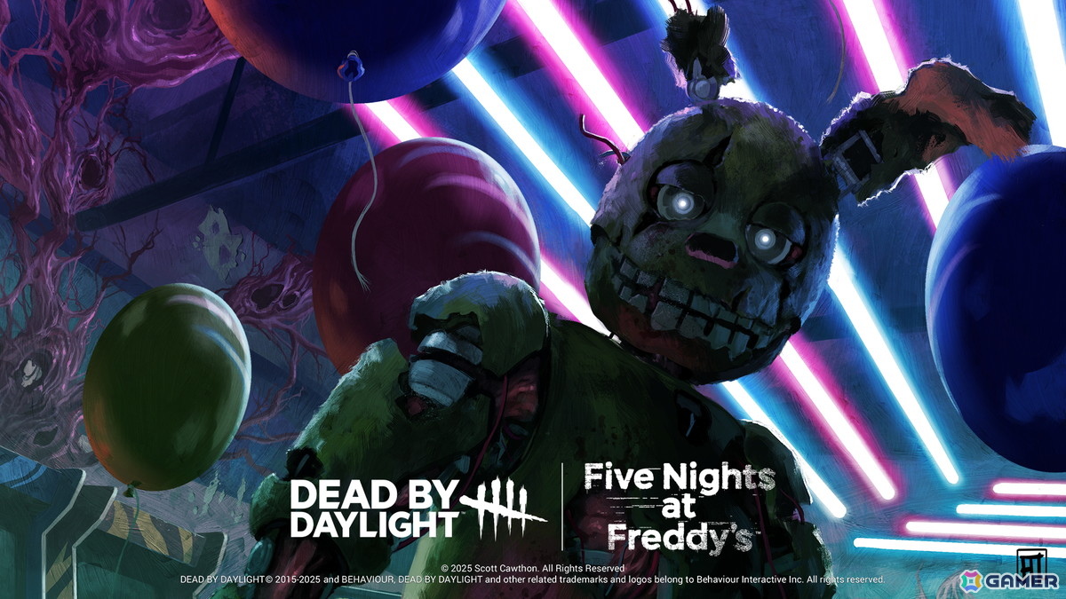 「Dead by Daylight」スプリングトラップがキラーとして参戦する「Five Nights at Freddy's」コラボのPTBがSteamにて開始!の画像