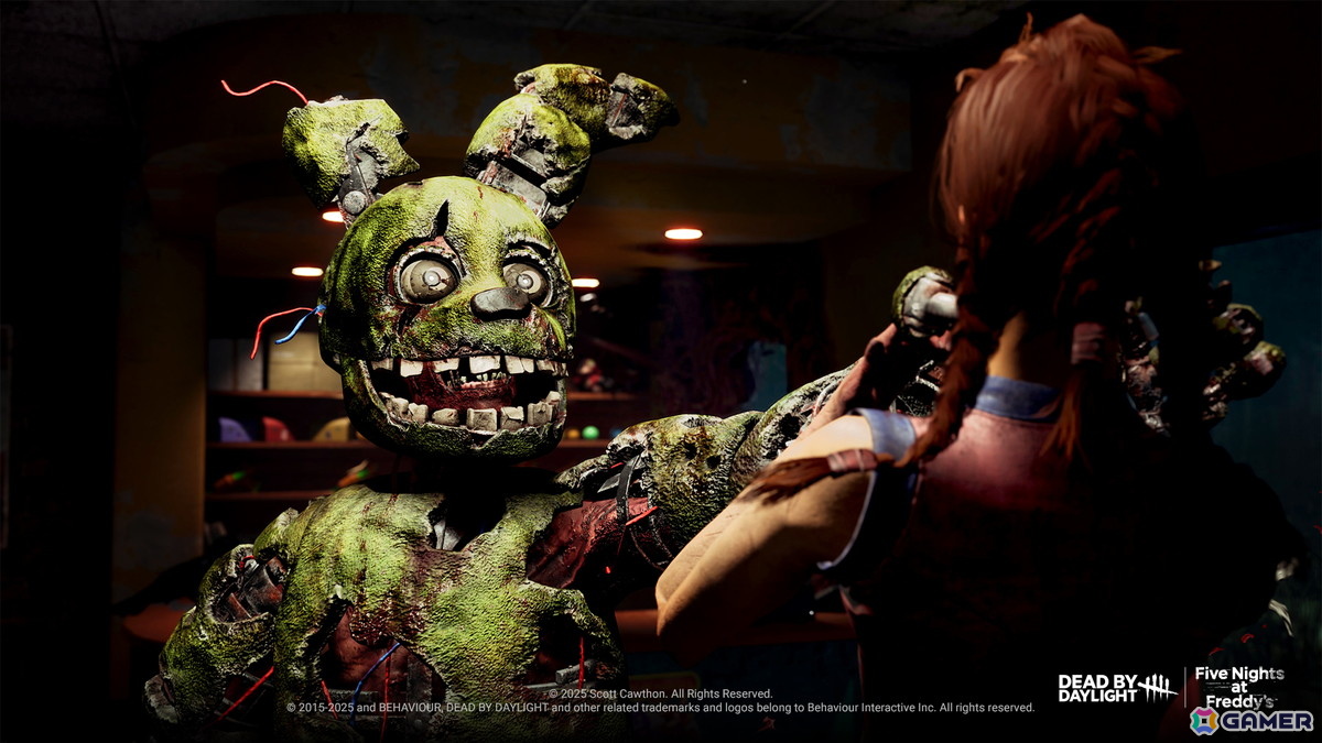 「Dead by Daylight」スプリングトラップがキラーとして参戦する「Five Nights at Freddy's」コラボのPTBがSteamにて開始!の画像