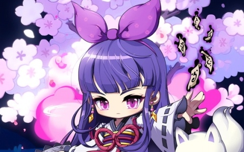 「メイプルストーリーR：エボリューション」の新職業として第六天魔王 オダノブナガを倒す宿命を背負う“五星の子たち”の一人であるカンナが登場！