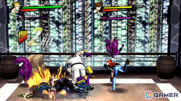 ベルトスクロールアクション「RUSHING BEAT X」の体験版がSteamで配信！リック・ノートンら4キャラクターでステージ2までプレイ可能の画像11