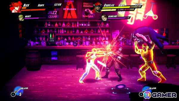 ベルトスクロールアクション「RUSHING BEAT X」の体験版がSteamで配信！リック・ノートンら4キャラクターでステージ2までプレイ可能の画像3