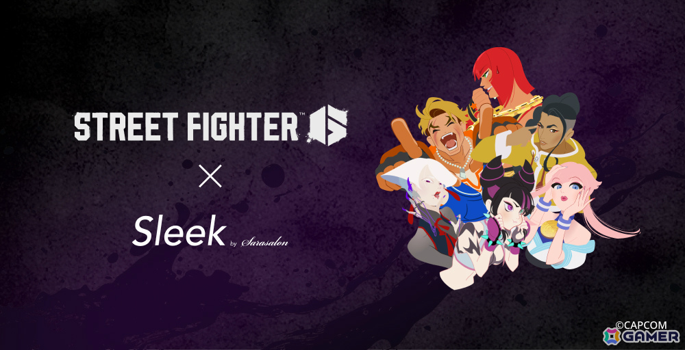 「スト6」対象商品を買うとジュリやルークなどの限定ステッカーがもらえる！Sleekとのコラボ企画第2弾が6月1日より開催の画像