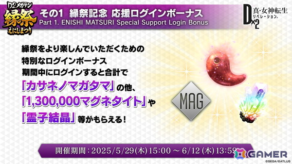 「D×2メガテン」ロウヒーロー、カオスヒーローが登場する「D2縁祭 -真・女神転生- 第2弾」の詳細が公開！ファンミーティングの開催も発表の画像1