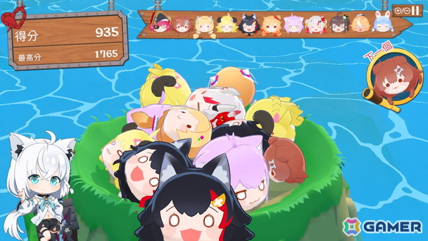 マリン船長の愛を積み上げる3Dパズルゲーム「ホロライブお宝マウンテン てんこ盛りVer」がSwitchで6月19日に配信！の画像