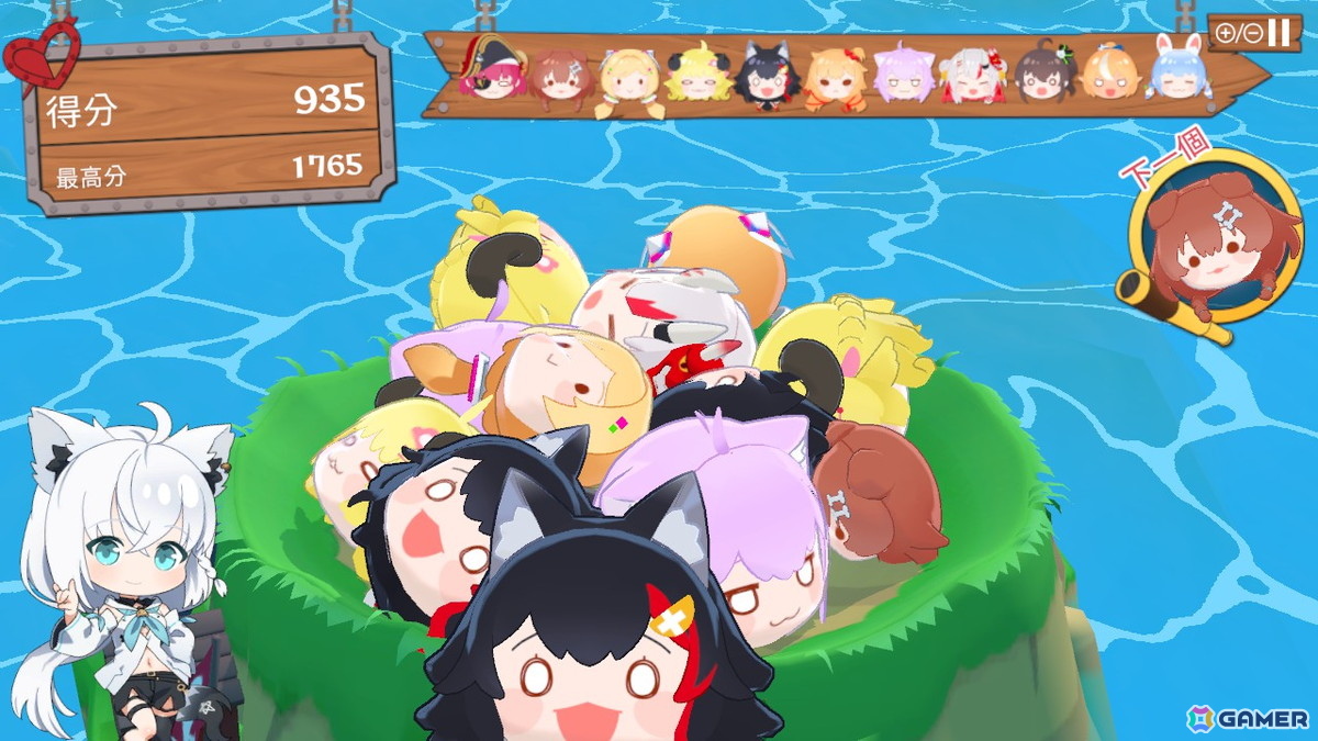 マリン船長の愛を積み上げる3Dパズルゲーム「ホロライブお宝マウンテン てんこ盛りVer」がSwitchで6月19日に配信！の画像11