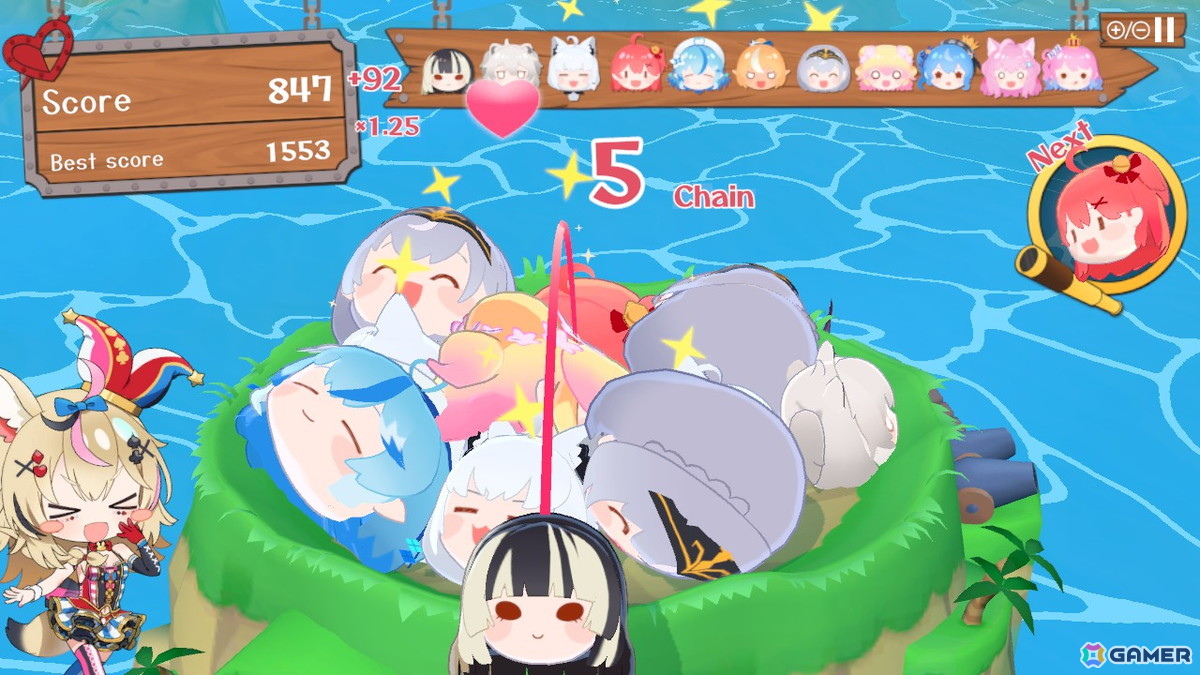 マリン船長の愛を積み上げる3Dパズルゲーム「ホロライブお宝マウンテン てんこ盛りVer」がSwitchで6月19日に配信！の画像13