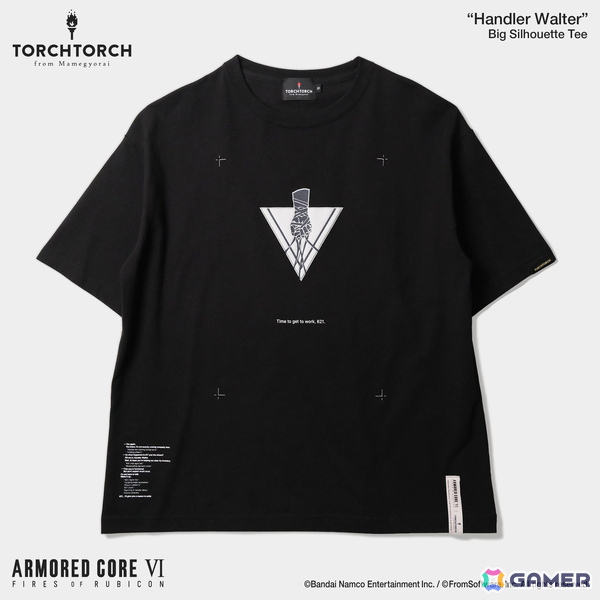 「ARMORED CORE VI FIRES OF RUBICON」の「ハンドラー・ウォルター」と「オーネスト・ブルートゥ」デザインのTシャツ2種の予約受付が開始！の画像1