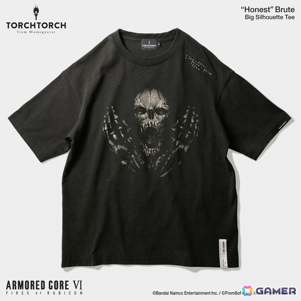 「ARMORED CORE VI FIRES OF RUBICON」の「ハンドラー・ウォルター」と「オーネスト・ブルートゥ」デザインのTシャツ2種の予約受付が開始！の画像5