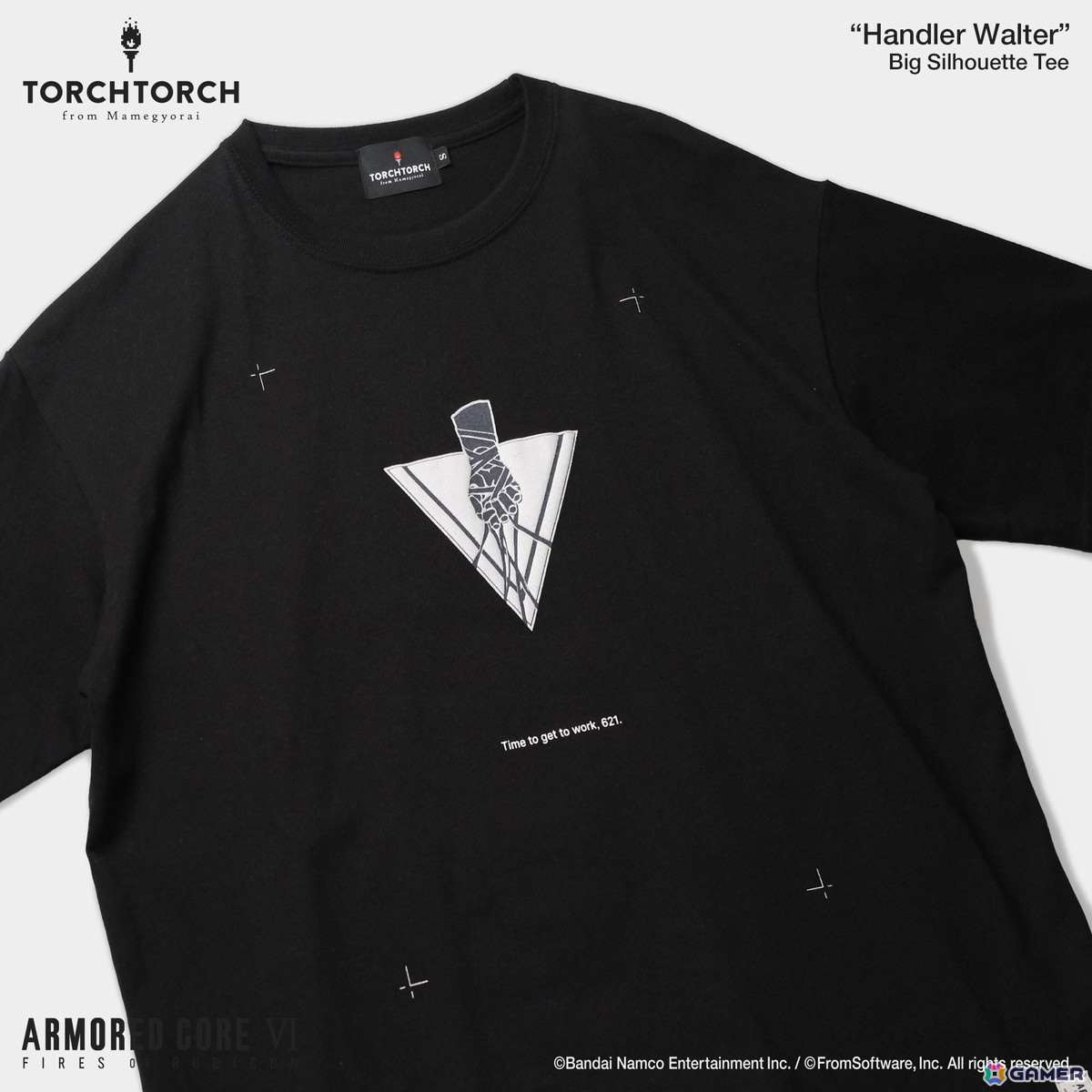 「ARMORED CORE VI FIRES OF RUBICON」の「ハンドラー・ウォルター」と「オーネスト・ブルートゥ」デザインのTシャツ2種の予約受付が開始！の画像2