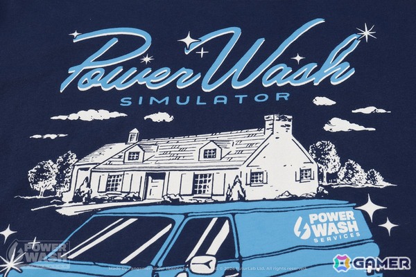 「PowerWash Simulator」コラボのTシャツとピンバッジがFangamer Japanにて販売開始！セット購入でロゴ入りスポンジがもらえるの画像