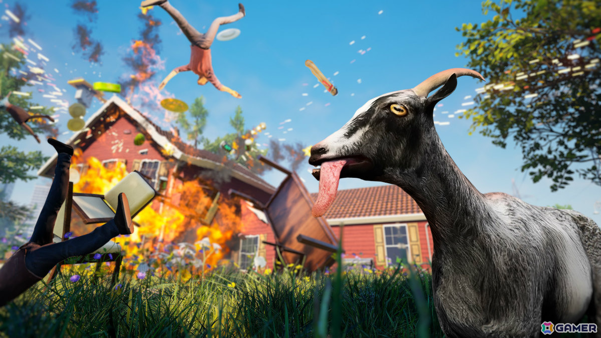 「Goat Simulator: Remastered」PS5パッケージ版の発売日が8月7日に決定！全DLC収録＆美麗グラフィックの決定版の画像