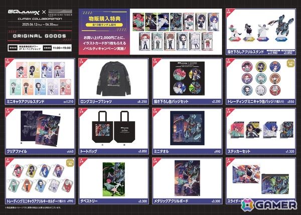 アニメ「機動戦士Gundam GQuuuuuuX」東急歌舞伎町タワーとのコラボイベントが6月12日より開催！グッズ販売やフードメニューの提供、車内ジャックトレインもの画像2