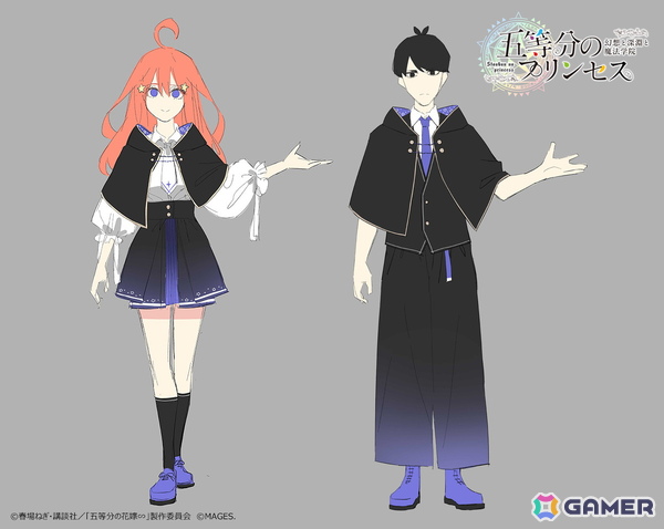 「五等分の花嫁」完全新作ダンジョンRPG「五等分のプリンセス ～幻想と深淵と魔法学院～」のOPムービーが公開！の画像12