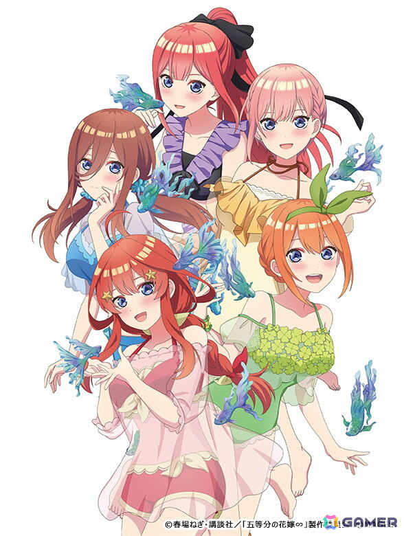 「五等分の花嫁」完全新作ダンジョンRPG「五等分のプリンセス ～幻想と深淵と魔法学院～」のOPムービーが公開！の画像13