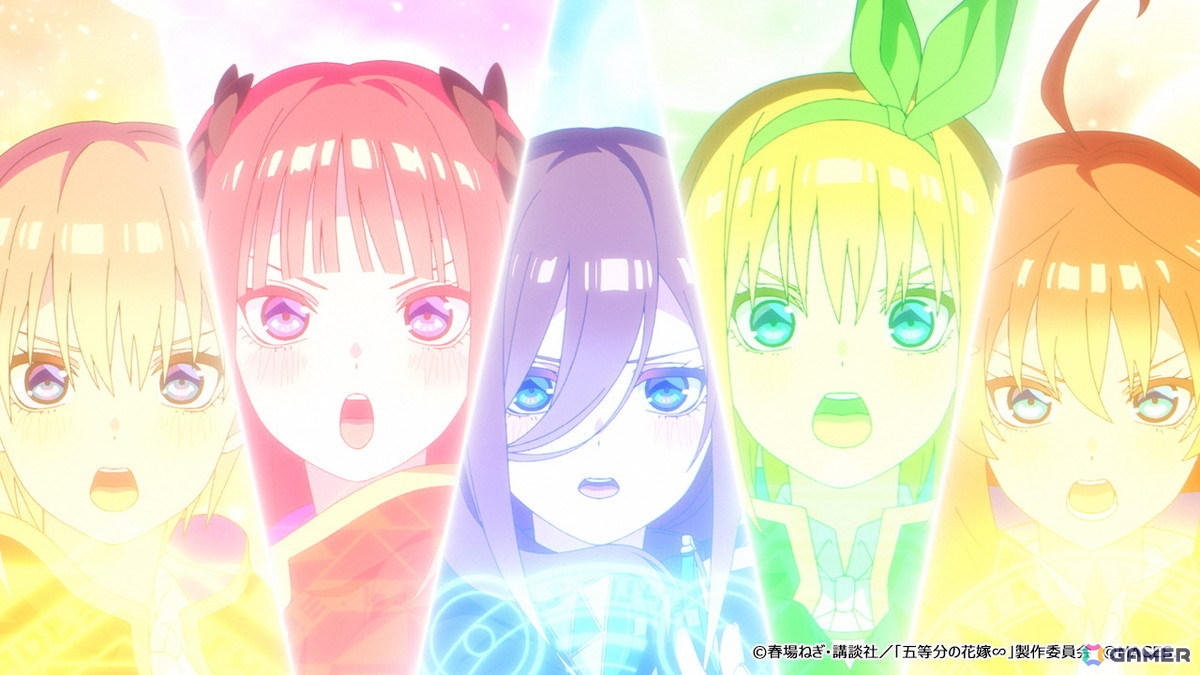「五等分の花嫁」完全新作ダンジョンRPG「五等分のプリンセス ～幻想と深淵と魔法学院～」のOPムービーが公開！の画像8