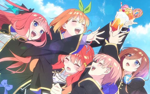 「五等分の花嫁」完全新作ダンジョンRPG「五等分のプリンセス ～幻想と深淵と魔法学院～」のOPムービーが公開！