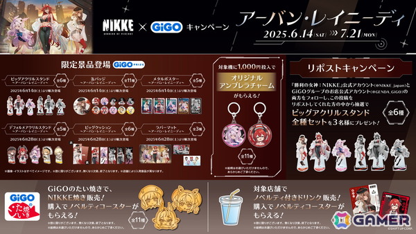 「勝利の女神：NIKKE」×GiGOコラボキャンペーンが6月14日より開催！の画像6