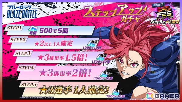 「ブルーロック BLAZE BATTLE」“青い監獄”11傑 所属の新選手【★3［最速の韋駄天］千切豹馬】が登場！の画像7
