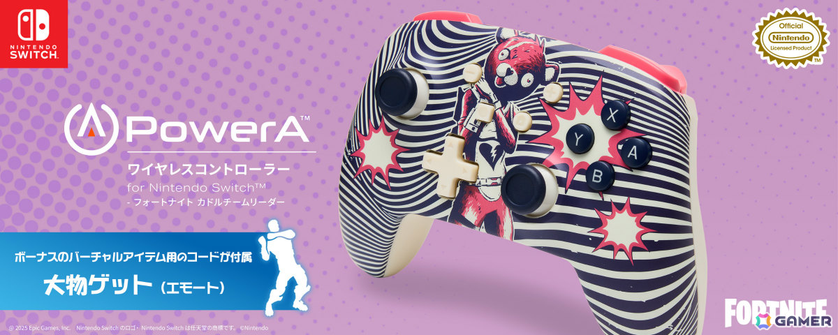 フォートナイト」カドルチームリーダーをモチーフにしたSwitch