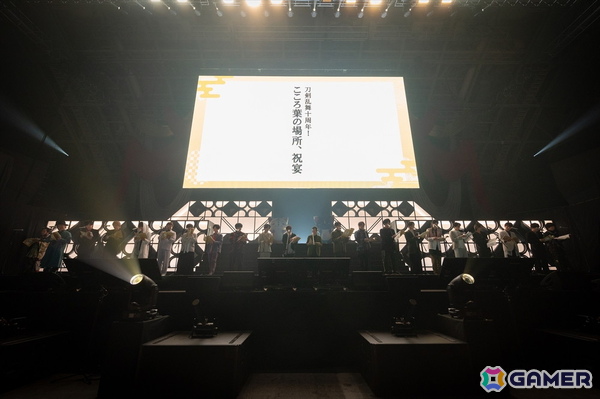 祝装の刀剣男士たちと10周年をお祝い！豪華キャストも駆けつけた「刀剣乱舞 大本丸博 2025」会場＆富士ステージをレポートの画像